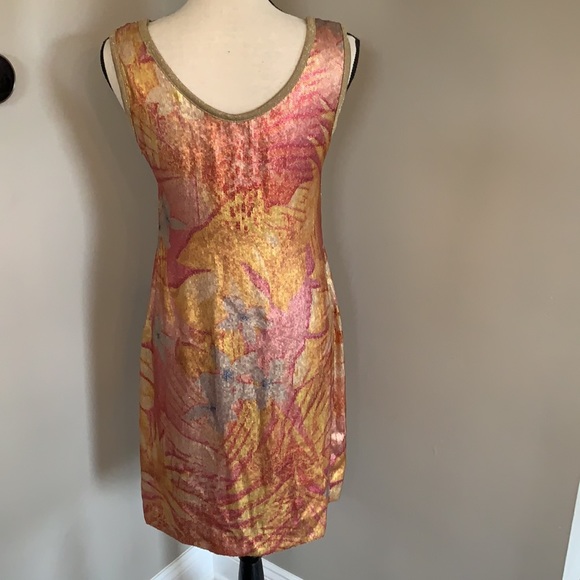 Angelo Marani 100% silk dress sequined perfect - Picture 6 of 13